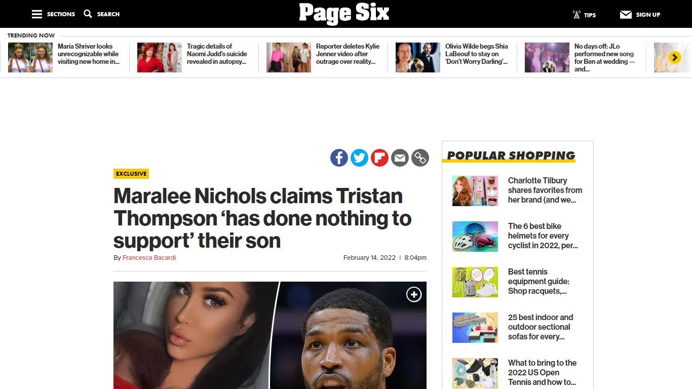 Tristan Thompson has allegedly 'done nothing' for son with Maralee Nichols